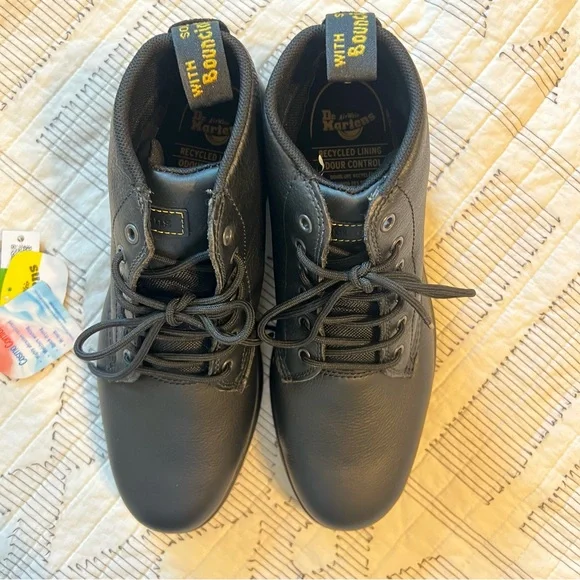 Dr Martens size 12 black leather boots NN29 7SW - Picture 6 of 9